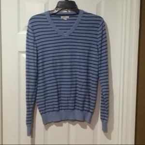 WARM V NECK SWEATER MENS MORONA SIZE SMALL BLUE